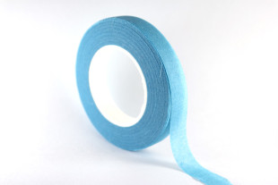 Флористическая тейп лента голубая