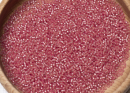 Бисер Япония MIYUKI Seed Beads 15/0 5г 1627 окрашенный светло-клюква полуматовый серебряная линия внутри